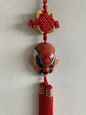 Hanging zhang fei opera mask - fei,