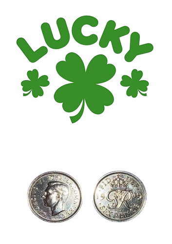 Lucky silver sixpence - lucky, 1947