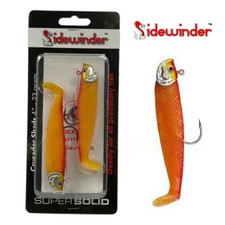 Sidewinder Crusader Shads - 23g Lures - 4" Rhubarb Custard x 2 - TRACKED POST!