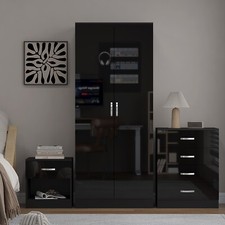 3 Piece High Gloss Bedroom
