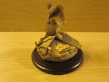 Nice TEVIOTDALE Mounted Figurine "Harvest Mouse with Seeds" Signed D. Edlmann