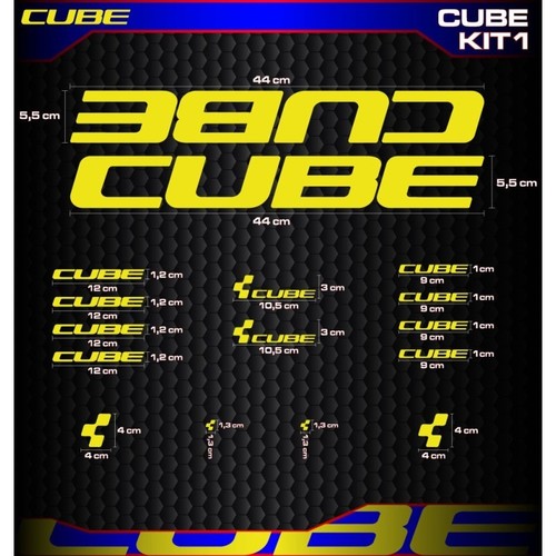 Cube bike frame decal - frame, mtb