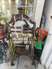 Kay And Co Ltd Worchester Antique Mangle Unrestored On Wheels