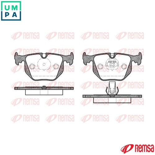 Brake pad set - brake, disc