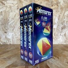 Memorex E-180 x 3 Blank VHS