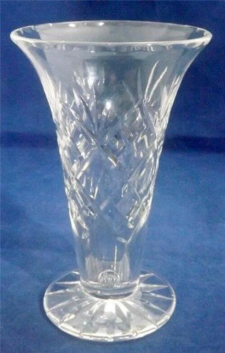 Stylish clear glass trumpet