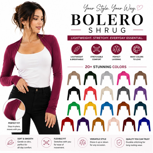 Ladies long sleeve plain