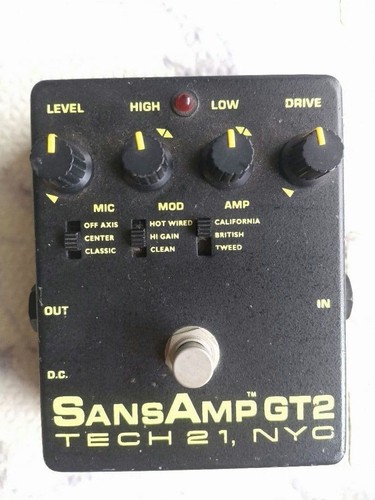 Tech21 sansamp gt2 analog - sansamp,