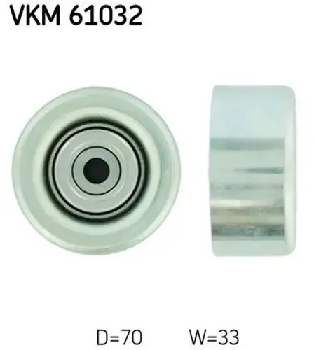 Belt pulley vkm 61032 - v-belt,