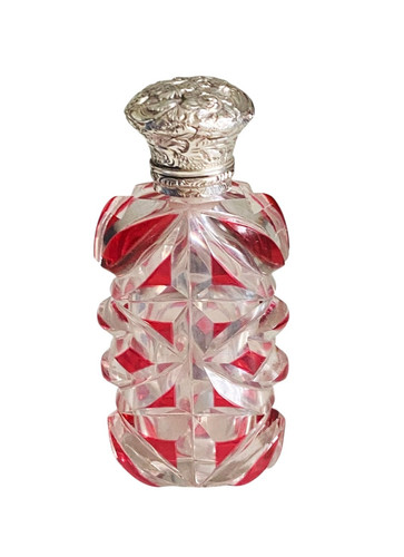 Antique ruby red overlay - antique,