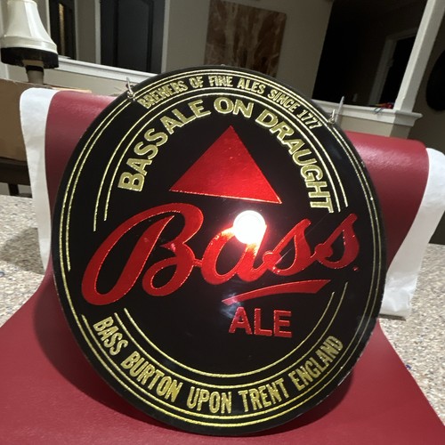 Bass ale - on, draught"