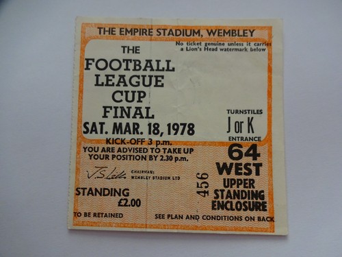 1978 league cup - league, final