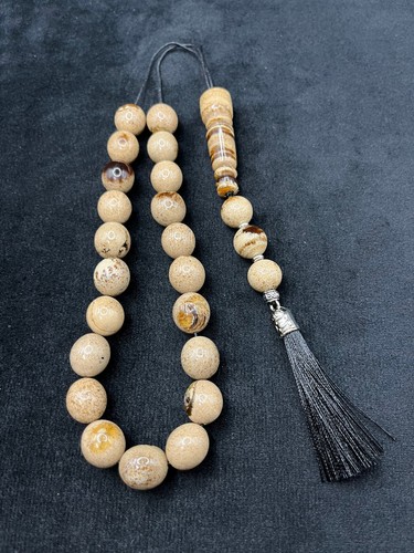 Amber worry beads - worry,