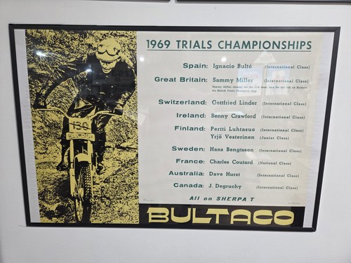 Bultaco motorcycle 1969 - motorcycle,