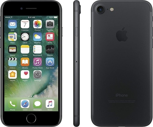 Apple iphone black 32gb - 7,