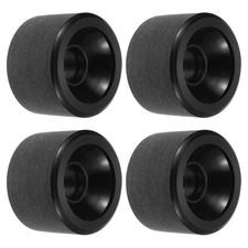 4pcs 65mm 78A long Board Wheel Soft Cruiser Street Skateboard Wheel Black