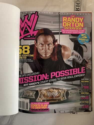 Wwe magazine august 2008 jeff - august, 2008,