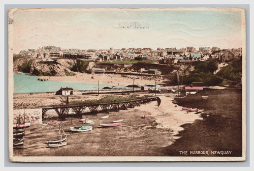 Postcard newquay the harbour - newquay,