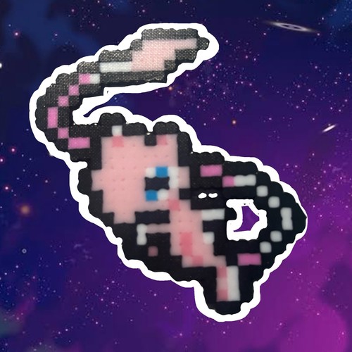 Pokémon mew perler - perler, art