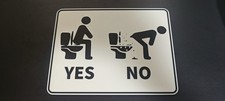 Funny Bathroom Sign -