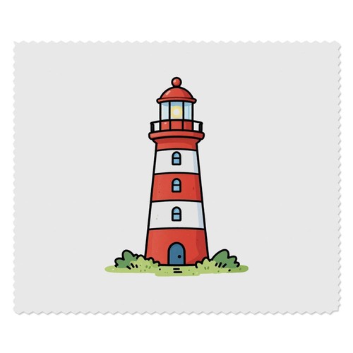 Cartoon lighthouse lens - 'cartoon, lighthouse'
