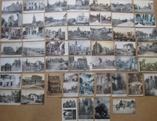 WW1 Bombed out Ruins in Belgium/France, Job Lot of 50x Old Postcards