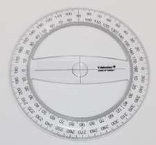 360° CIRCULAR PROTRACTOR 15CM