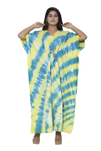 Indian multi shibori night - indian,
