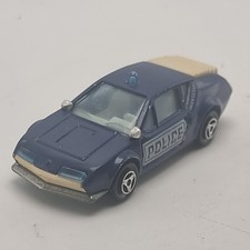 Vintage Majorette Renault Alpine A 310 Police Car Diecast Model Nº264 Playworn