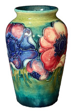 MOORCROFT ANEMONE FLOWERS VASE