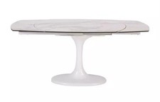 Lille White Ceramic Marble