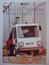 AUSA MULTITRANS DV17 & DV 17C Small Trucks orig 1997 Sales Brochure