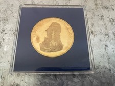 H.M.S. Victory Lord Nelson Commemorative Medal/Coin With Perspex Case