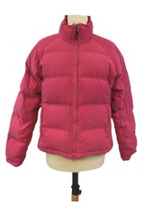 Musto Coral Pink Duck Feather Down Puffer Jacket Coat Size 12 