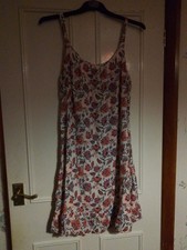 Women's White Floral Dress