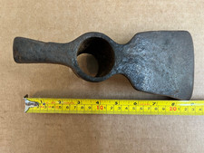 Vintage Blacksmith Forged Adze Head 2.1lb - Collectable Tool