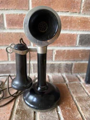 Vtg candlestick phone - vtg, desk