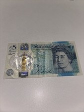 AA03 polymer £5 (five pound) note - collectable early issue