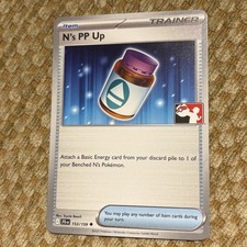 N's PP Up 153/159 Non Holo Pokemon Play! Prize Pack Play Stamp Journey Together