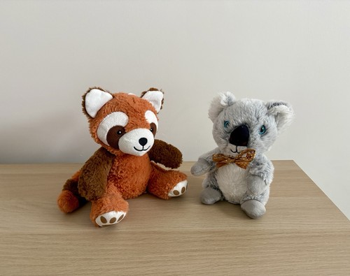 Red panda and koala - bear, soft