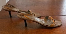 Sandal with Kitten heel