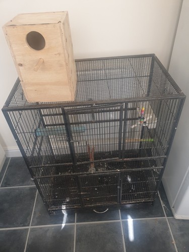 Double breeding cage - double, nest