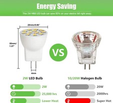 12V Recessed LED Spot Ceiling Lights Camper Van Caravan Motorhome Boat GU4 MR8 A