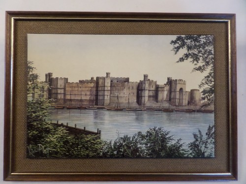 Framed print board hesian - board,