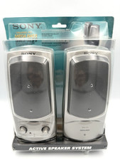 Sony Walkman PC Mega Bass SRS-A37 Active Speaker System 3W Ampliers Speaker
