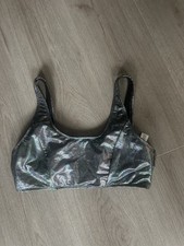 Metallic Bikini / Crop Top Size 14 