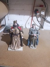 X2 Bundle The Arthurian Land 2000 King Arthur And Sir Lancelot Figure Lot