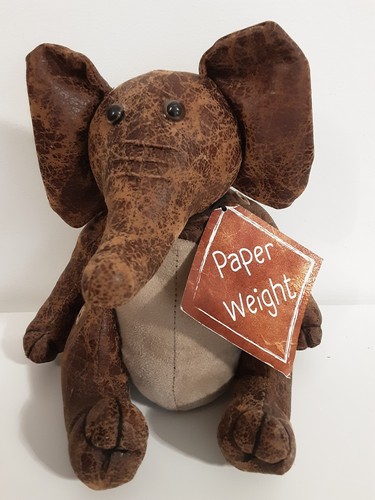 Elephant door stop faux - elephant,