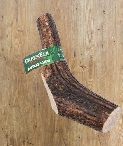 Dog treat green elk antler - -,