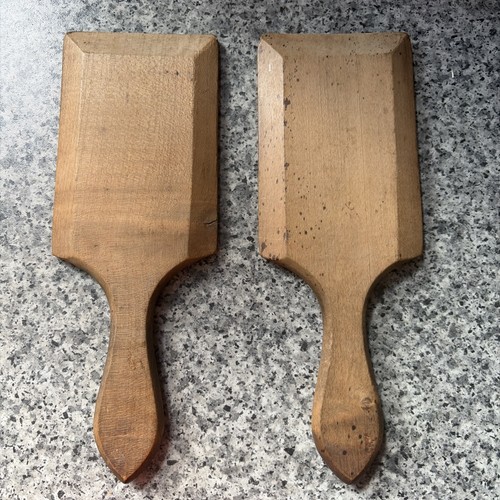 Vintage butter pat - pat, wooden